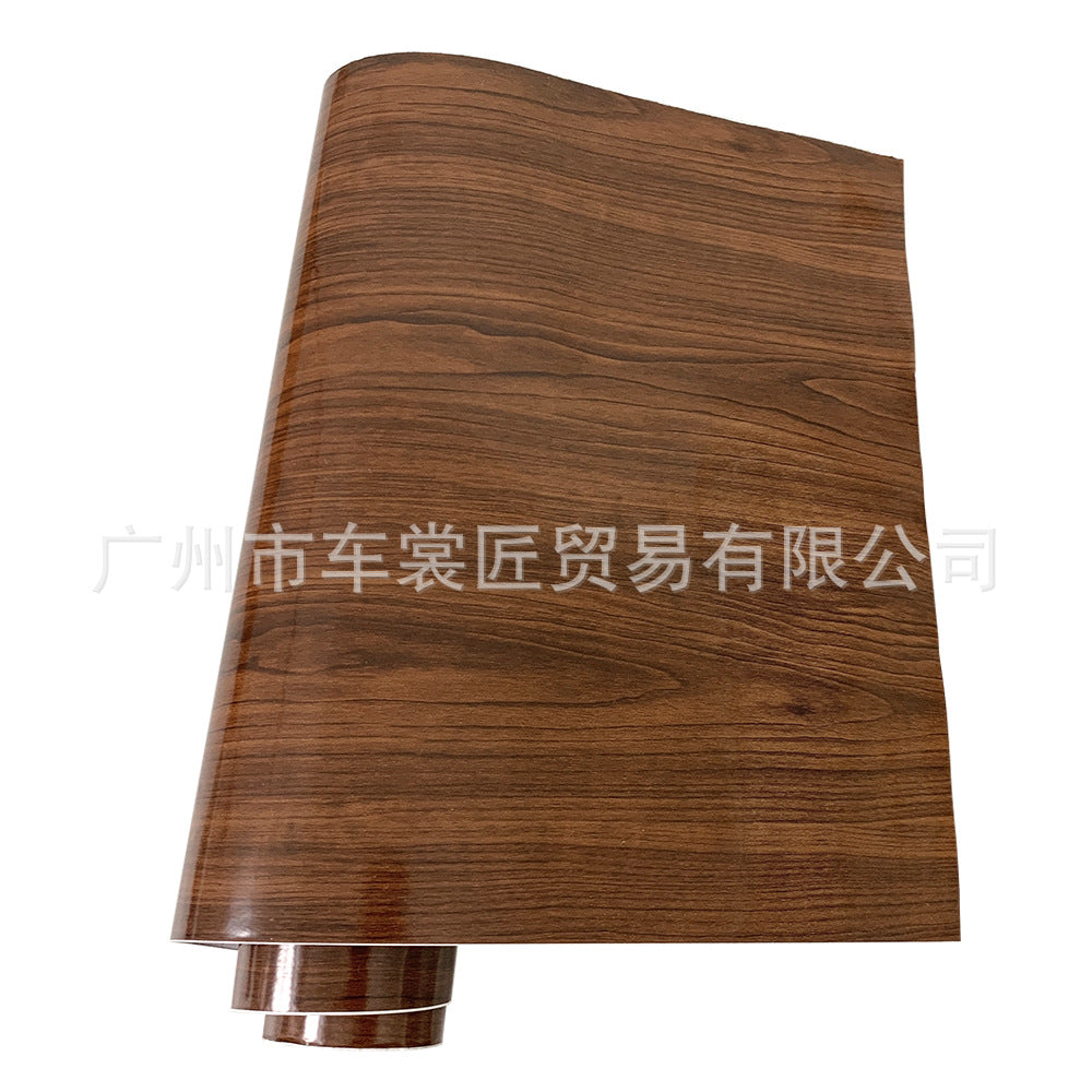 Waterproof Wood Grain Vinyl Wrap for Car Interior DIY