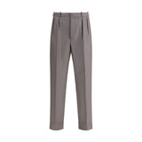 Margiela Bicolor Fleece Wool Dress Pants