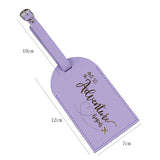 Creative PU Luggage Tag for Graduation Season