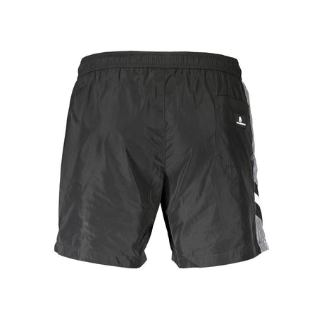 Karl Lagerfeld Nero Polyester Men's Swim Trunk