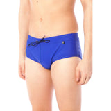 Datch Blue Polyamide Mens Swim Briefs