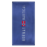 Norway 1963 Blue Polyester Women Beach Towel