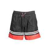 Karl Lagerfeld Black Polyester Mens Swim Boxer
