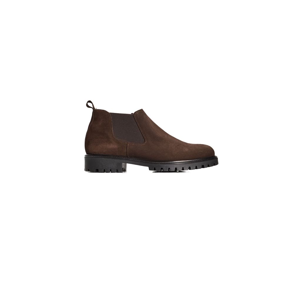 Roberto Pepe Luxury Brown Calfskin Men Boot