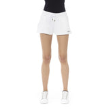 Just Cavalli White Cotton Women's Sweatshorts