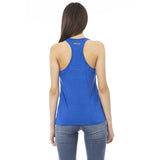 Just Cavalli Blue Viscose Women Top