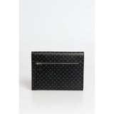 Trussardi Black Polyester Men Clutch