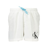 Calvin Klein Bianco Recycled Polyester Men's Swim Boxer