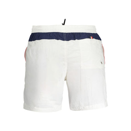 Norway 1963 White Polyester Men's Swim Boxer
