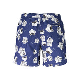 Karl Lagerfeld Blue Polyester Men's Swim Boxer