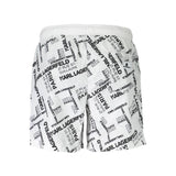 Karl Lagerfeld Bianco Polyester Men's Swim Boxer