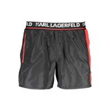 Karl Lagerfeld Nero Poliestere Mens Swim Boxer