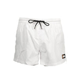 Karl Lagerfeld White Polyester Men's Swim Boxer