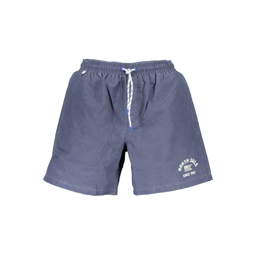 North Sails Blu Polyester Men Swim Boxer