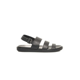 Cerruti 1881 Black Cowhide Men Sandal