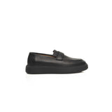 Cerruti 1881 Black Leather Men Loafer