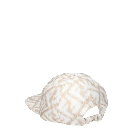 Fendi Beige Silk Cap (Baseball Hat)