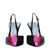 Valentino Garavani Black Leather High Heel Pumps