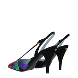Valentino Garavani Black Leather High Heel Pumps