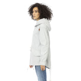 Mr&Mrs Italy Silver Cotton Women Parka Jacket