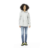 Mr&Mrs Italy Silver Cotton Women Parka Jacket