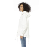 Mr&Mrs Italy White Cotton Women Parka Jacket