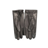 Tommy Hilfiger Black Leather Men's Glove