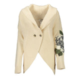 Blugirl Beige Acrylic Women Cardigan
