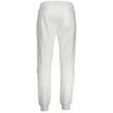 Cavalli Class Bianco Cotton Men Sport Pant