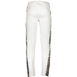 Cavalli Class White Cotton Men's Sweatpant