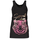 Cavalli Class Black Cotton Women's Tank Top