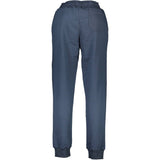 La Martina Blue Cotton Men Sweatpants
