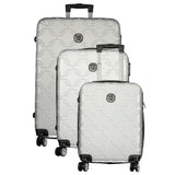 Laura Biagiotti Argento Poliuretano Women's Travel Trolley Set