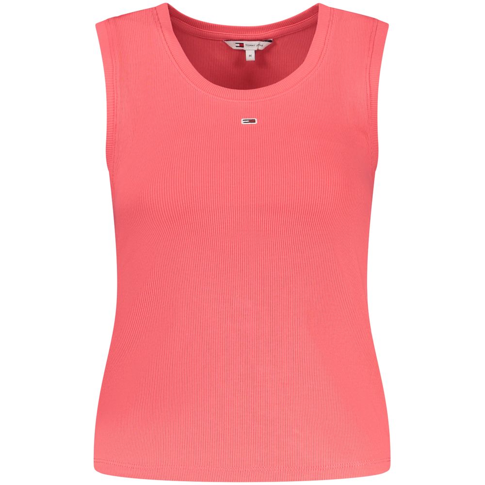 Tommy Hilfiger Pink Cotton Women Tank Top
