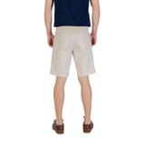 Borghese Beige Cotton Bermuda Shorts