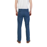 Borghese Blue Cotton Skinny Pants