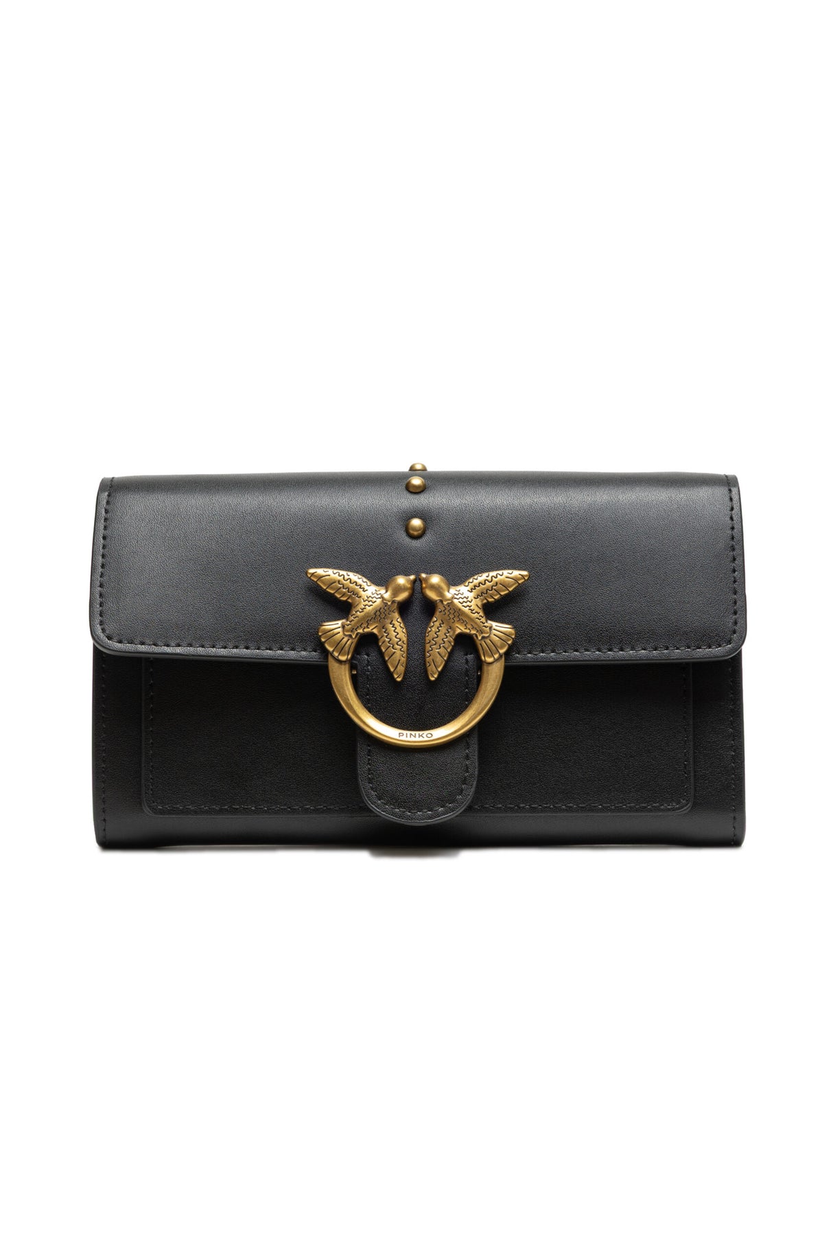 PINKO Black Mini Love Bag One Simply