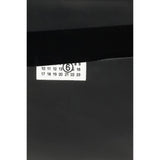 MM6 Black Calf Leather Bos Taurus Clutch Bag