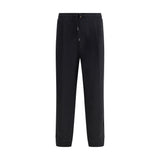 Brunello Cucinelli Black Cotton Joggers (Workout Pants)