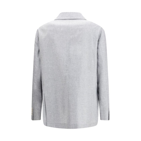Brunello Cucinelli Gray Wool Blazer
