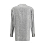 Brunello Cucinelli Gray Wool Blazer
