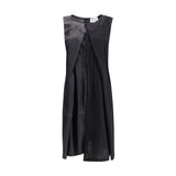 Margiela Black Acetate Casual Dress