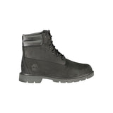 Timberland Black Leather Women Ankle Boot