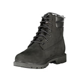Timberland Black Leather Women Ankle Boot