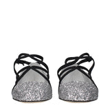 Jimmy Choo Gray Plastic Ballet Flats