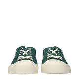 Veja Green Fabric Low Top Sneakers