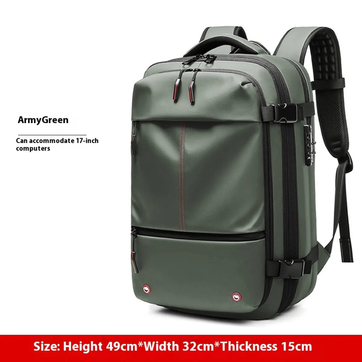 Multifunction Vacuum Compression Travel Backpack