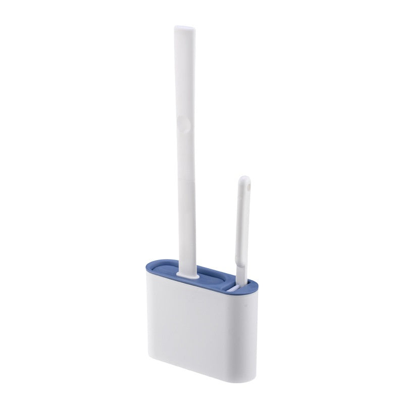 Wall-mounted Toilet Brush Set for Corner Cleaning