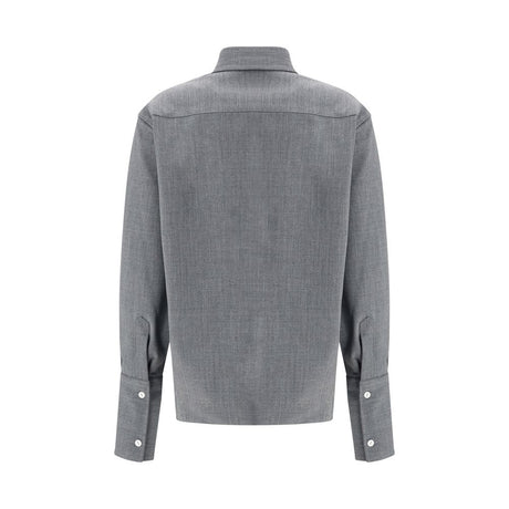 The Latest Gray Denim Shirt