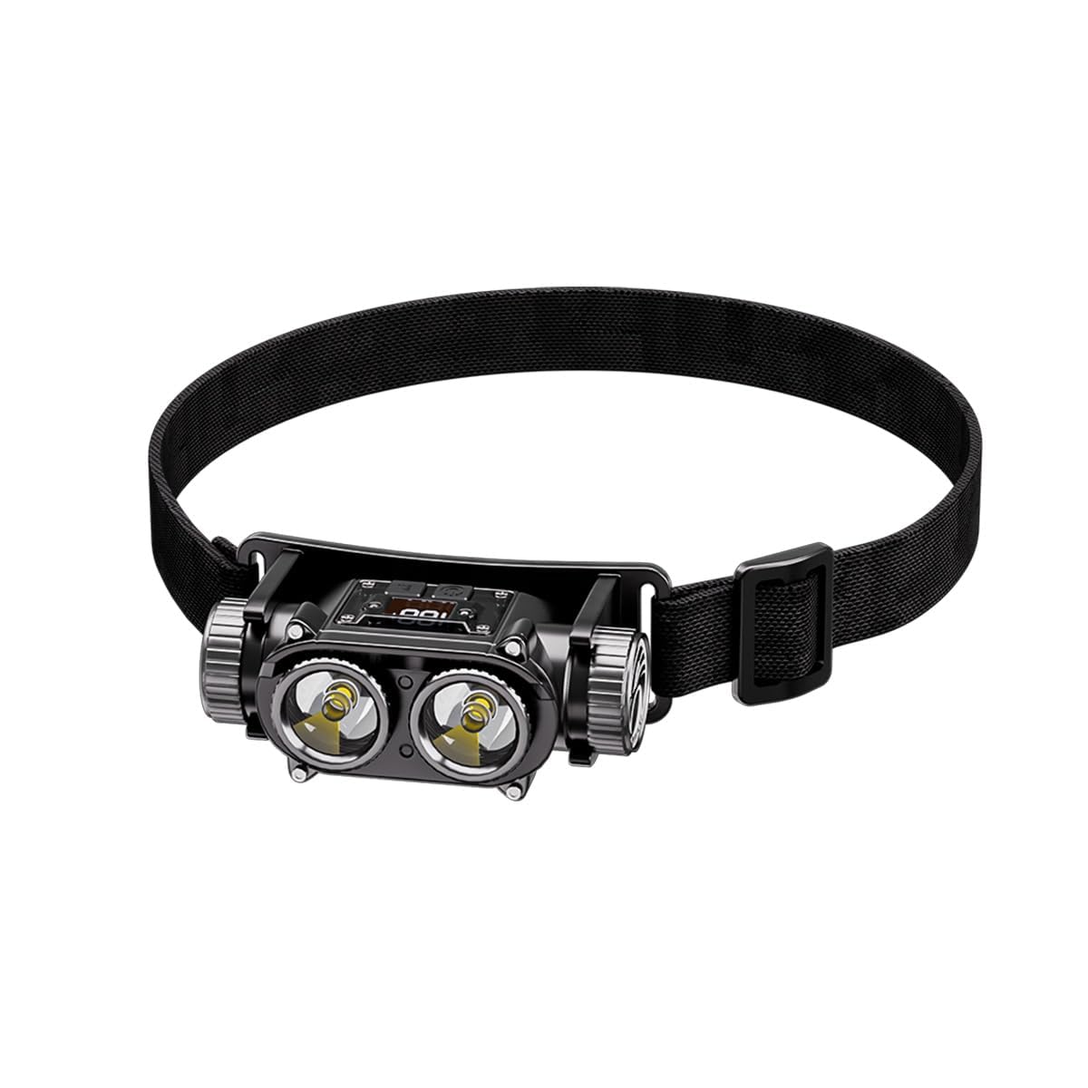 WARSUN Rechargeable LED Headlamp Falcon Series - 1500 Lumens Aluminum Alloy+ABS IPX6 Water Resistant Extended Battery Life – Perfect for Camping Hiking and Industrial Use